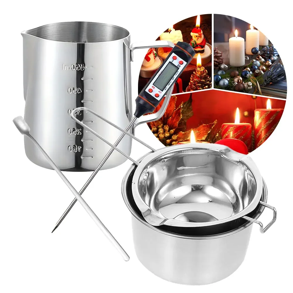 Candle Making Thermometer - Olla para derretir cera de 400ml/800ml,