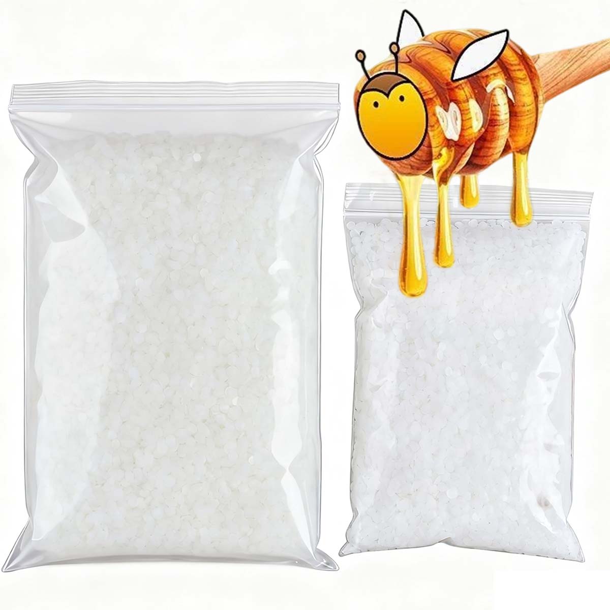 Candle Making Ingredients - Cera de abejas blanca de 200g-1000g,