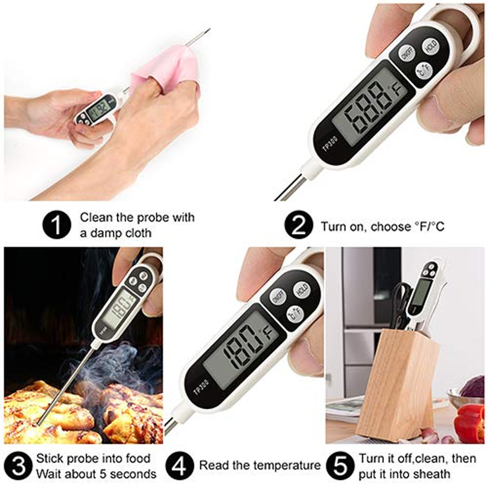 Candle Making Thermometer - Termómetro Digital para Alimentos y Carne,