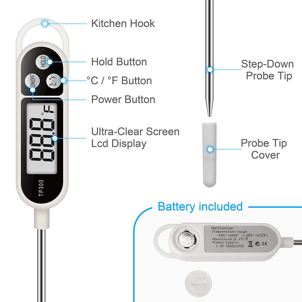 Termómetro Digital para alimen - Candle Making Thermometer reseña y precio